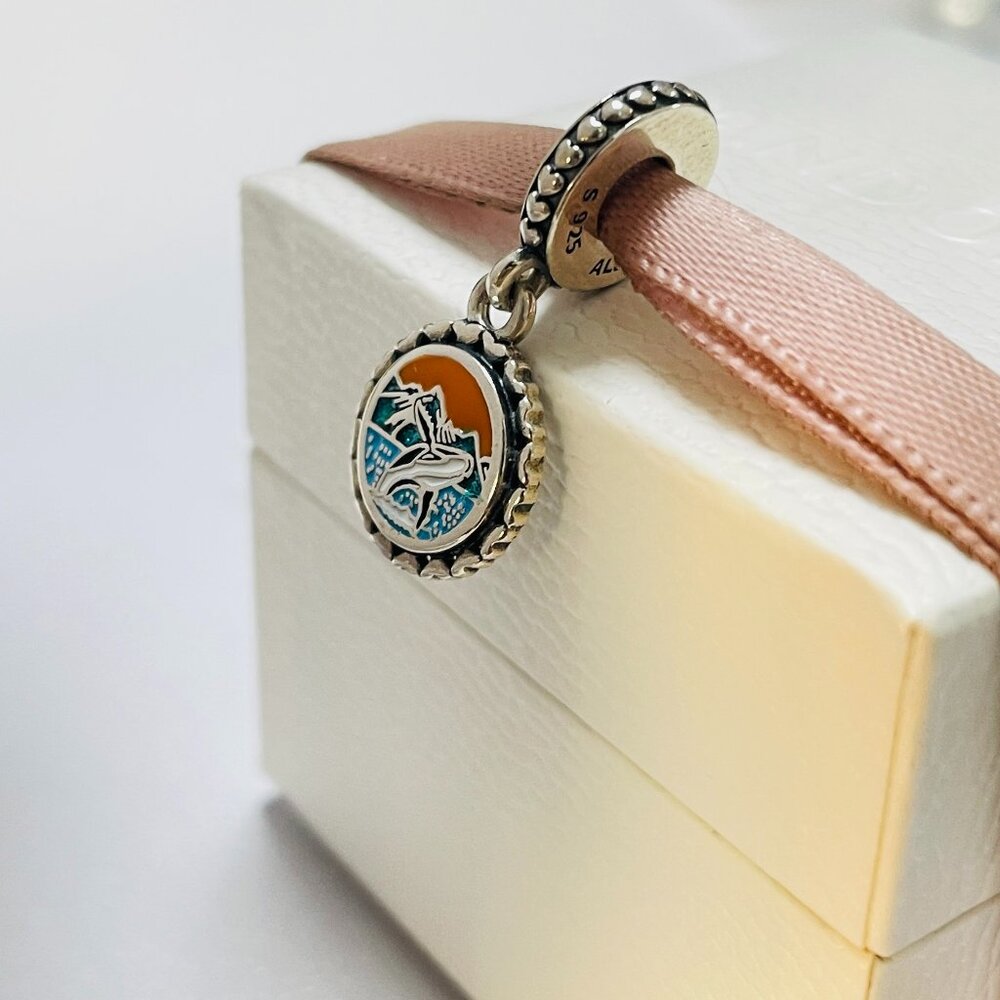 Pandora Maui whale Travel Dangle Charm Pendant